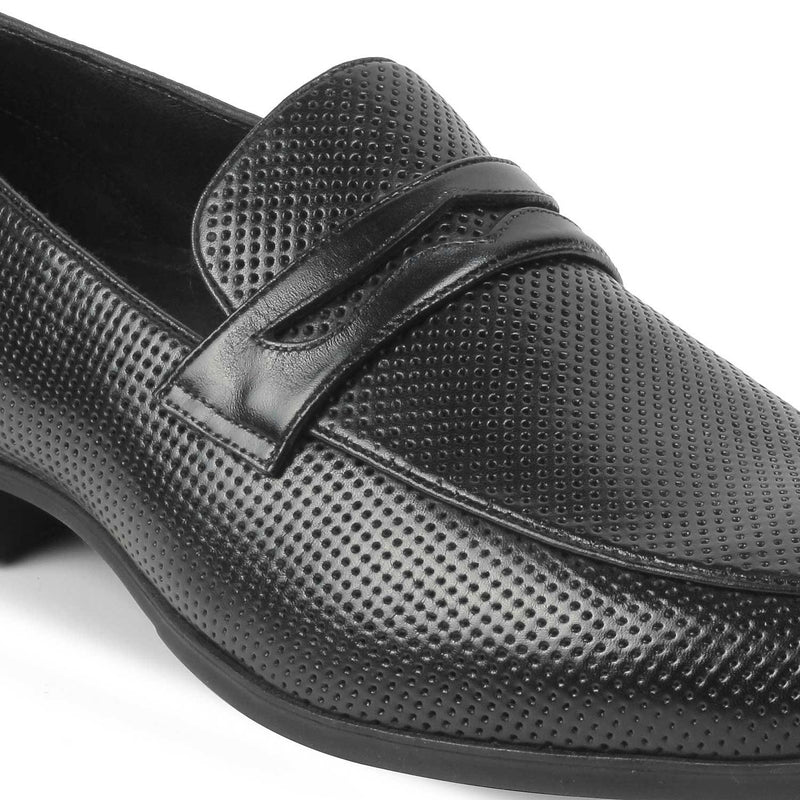 The Rosh Black Penny Loafers