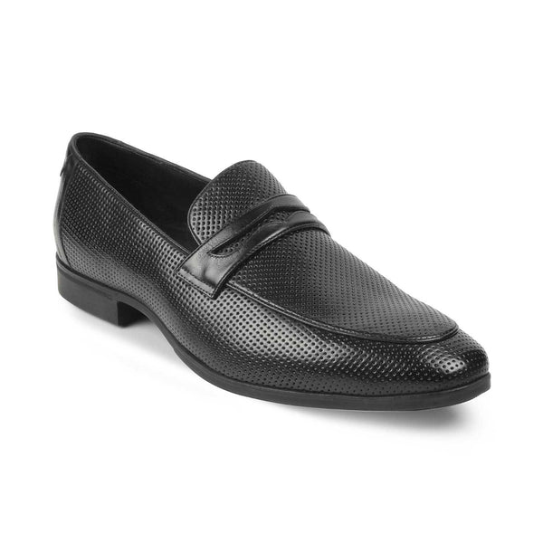 The Rosh Black Penny Loafers