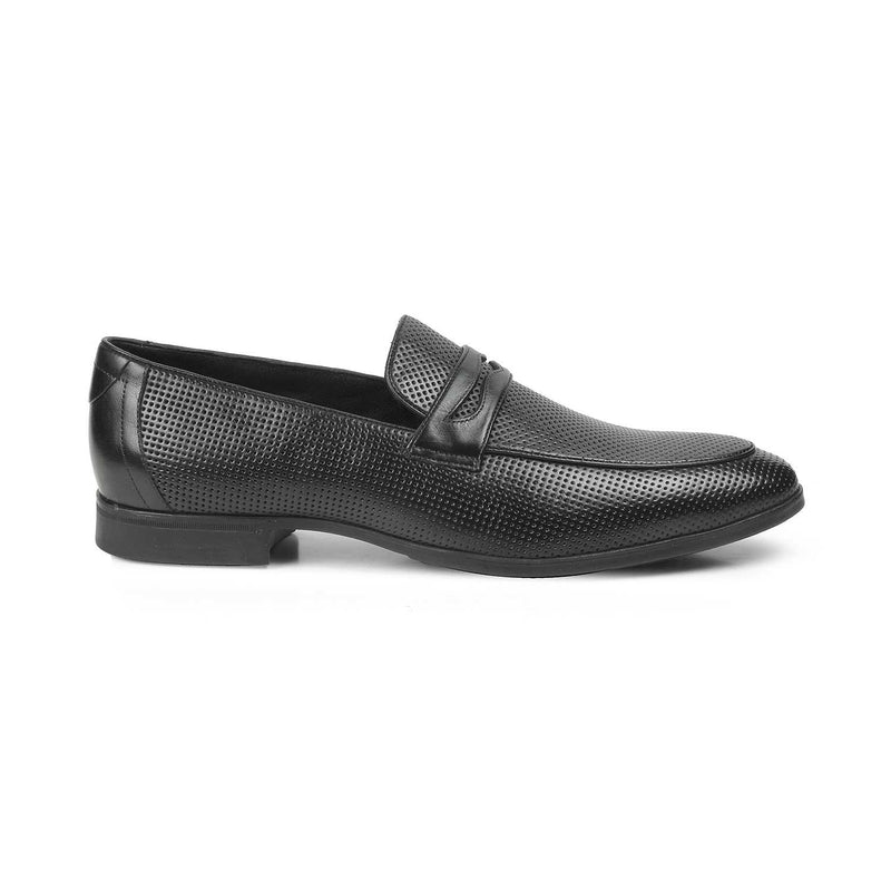 The Rosh Black Penny Loafers