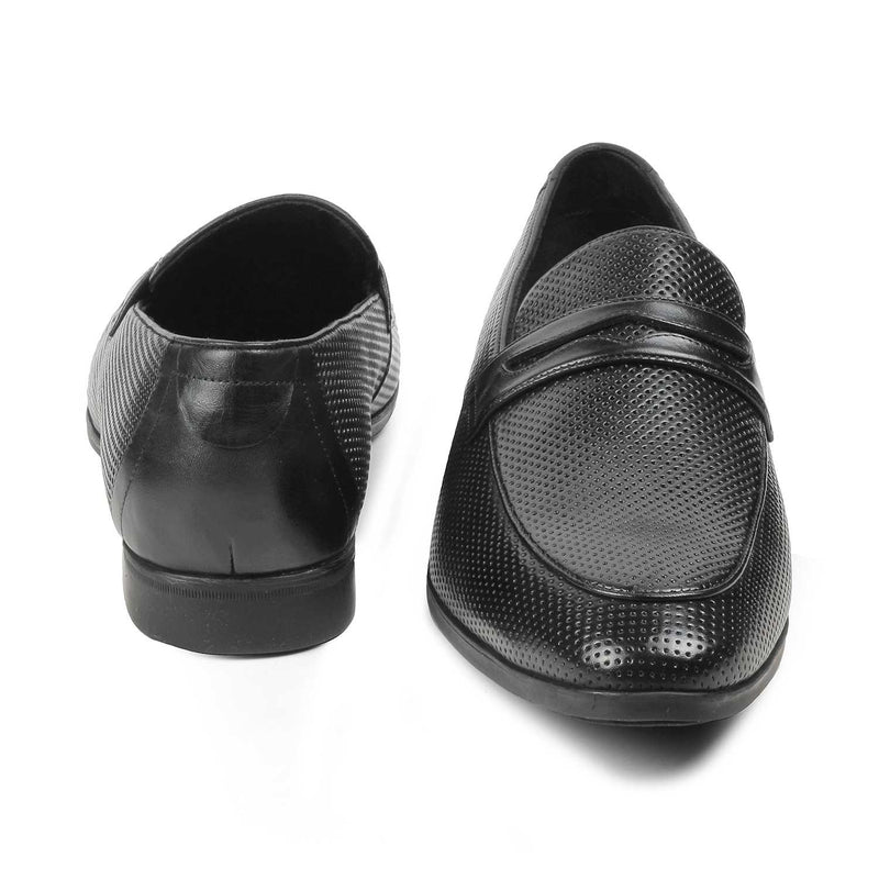 The Rosh Black Penny Loafers