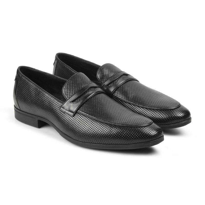 The Rosh Black Penny Loafers