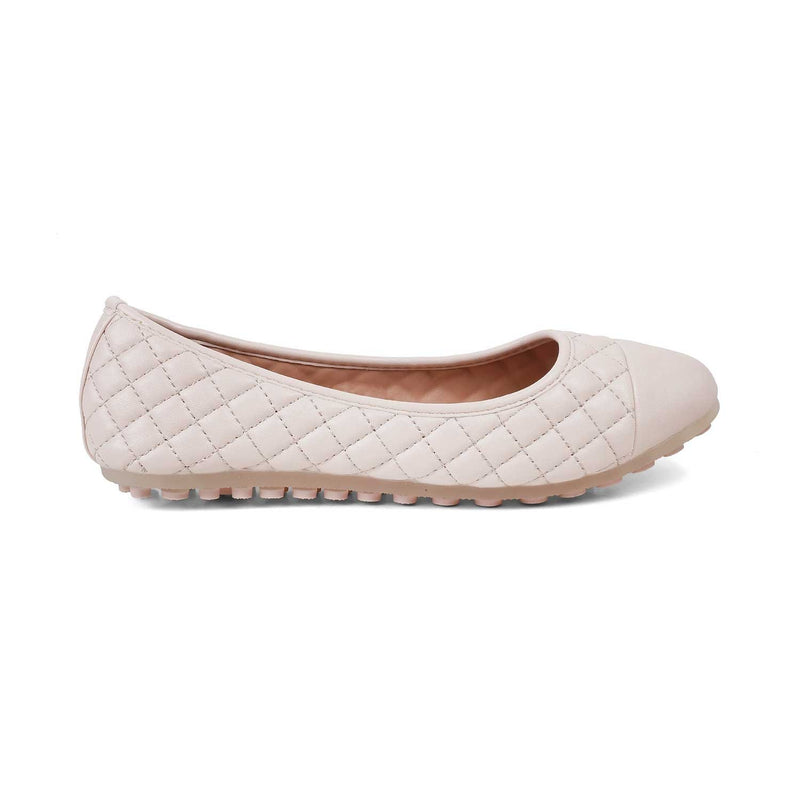 The Viacenza BeigeBeige ballet flats for women - Tresmode