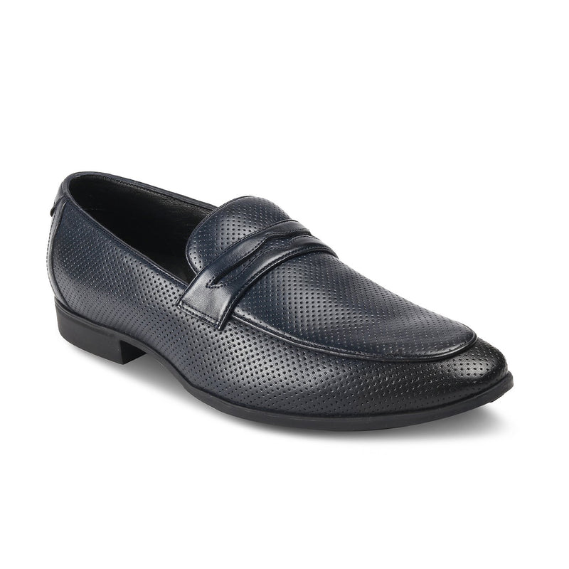 The Roslip Navy loafer shoes for men