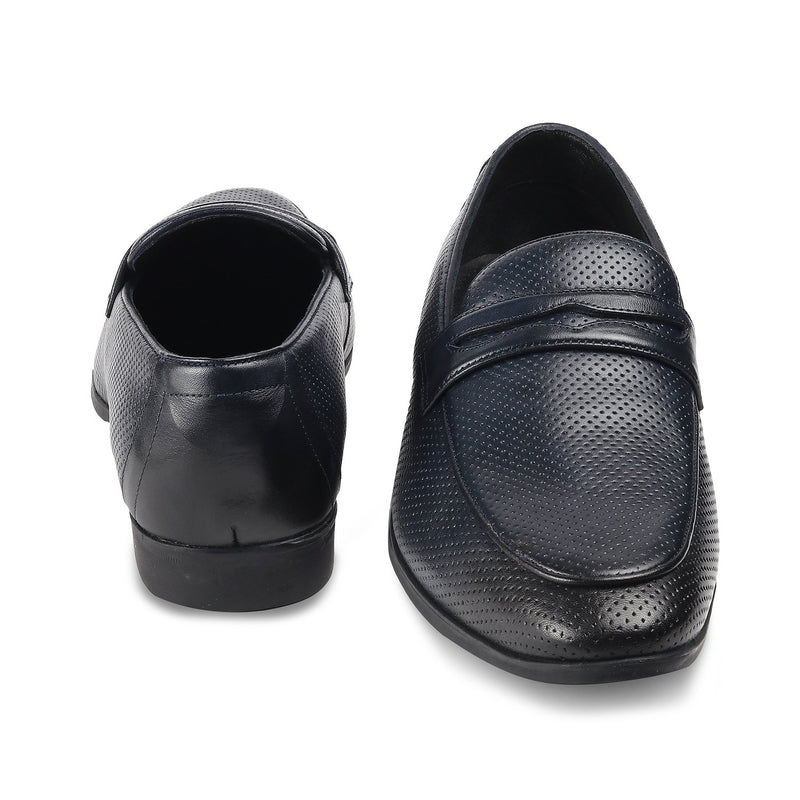 The Roslip Navy loafer shoes for men