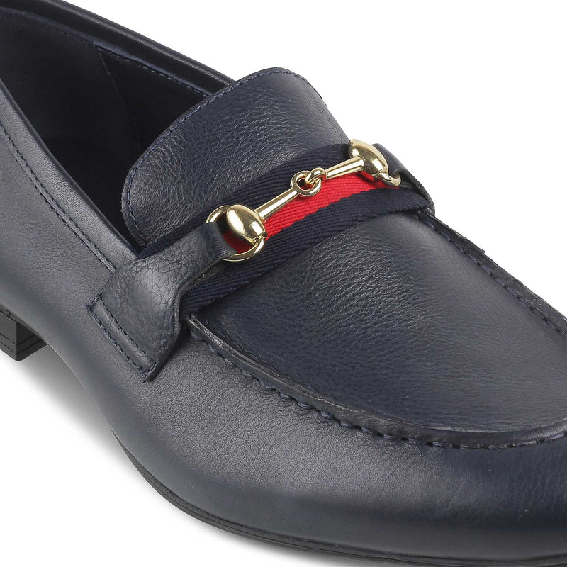 The Sense Blue Loafers for Men