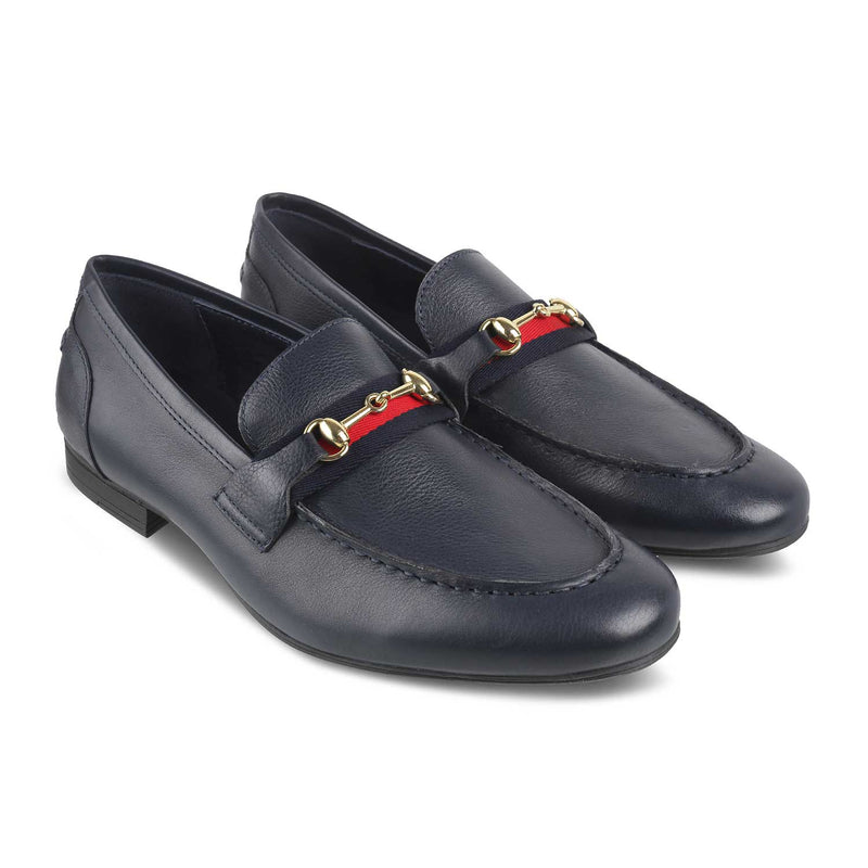 The Sense Blue Loafers for Men