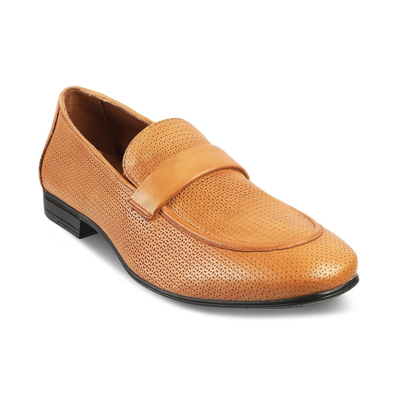 The Brix Tan Driving Loafers For Men