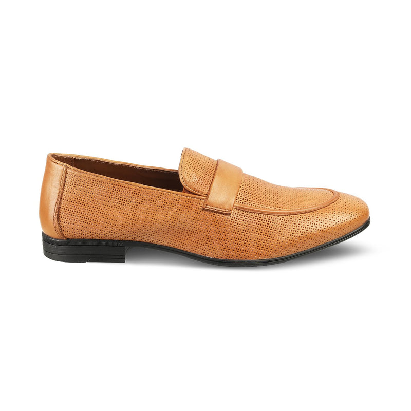 The Brix Tan Driving Loafers For Men