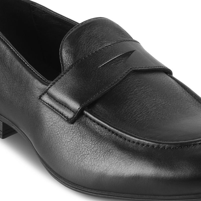 The Camden Black Driving Loafers For Men