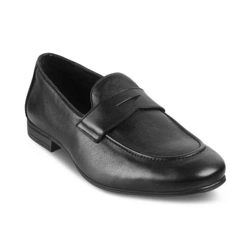 The Camden Black Driving Loafers For Men