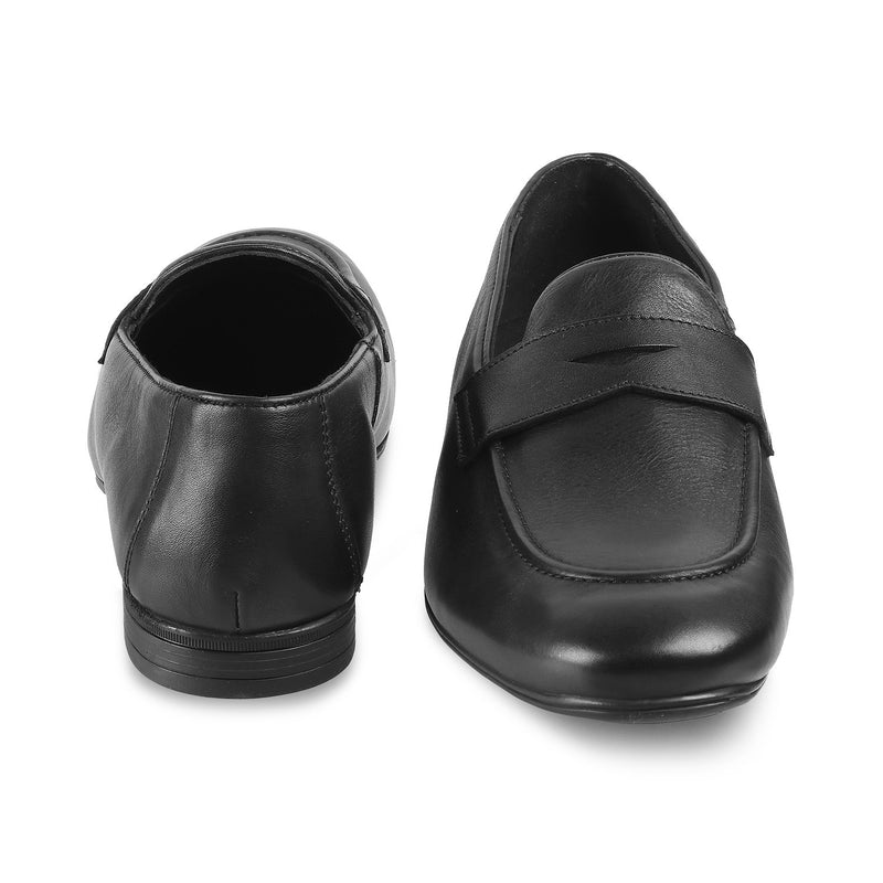 The Camden Black Driving Loafers For Men