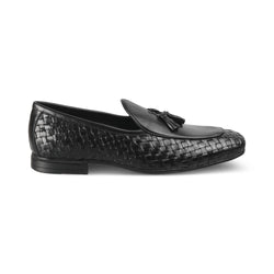 The Sobhach Black Men's Smart Casual Loafer