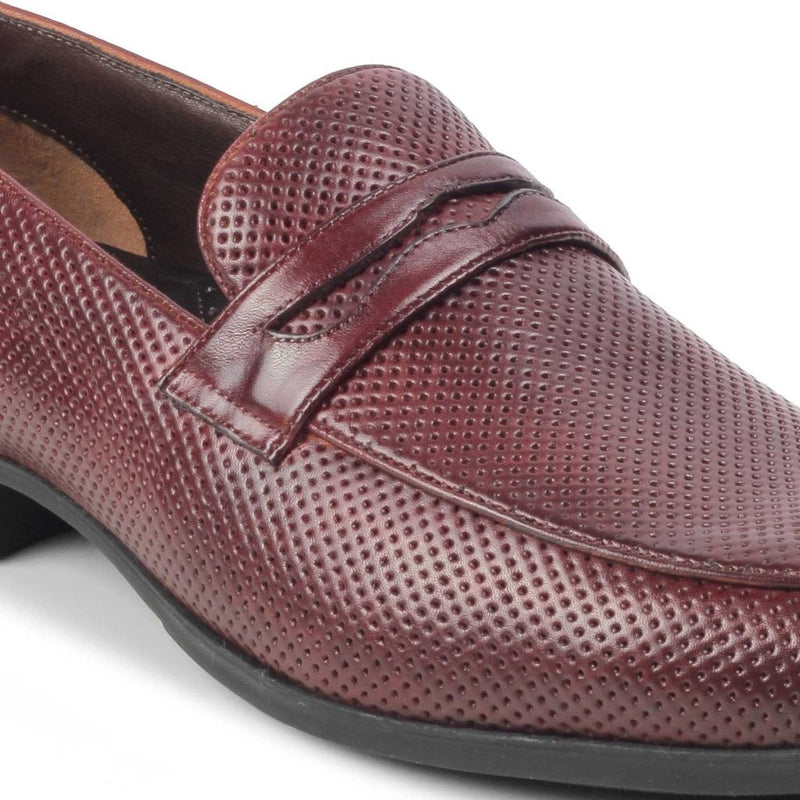 The Rosh Bordeaux Penny Loafers