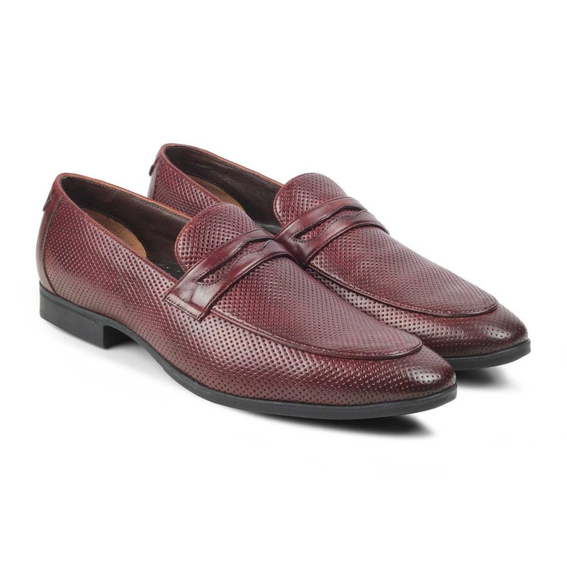 The Rosh Bordeaux Penny Loafers