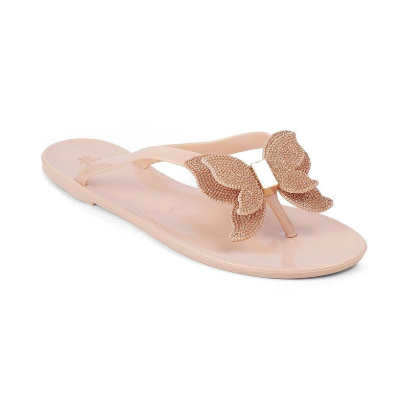 The Saint Beige flip-flops